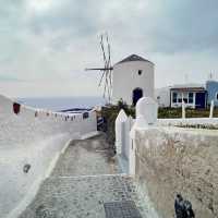 The Windmills of Santorini & History 🩵