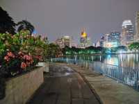 Beautiful Benchakitti Park at night 😍