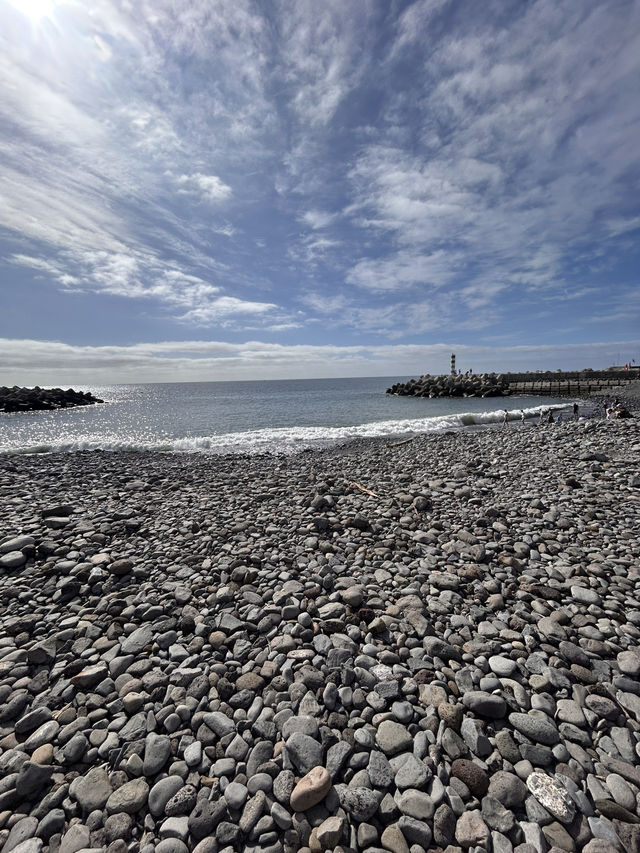 Madeira’s city beach 
