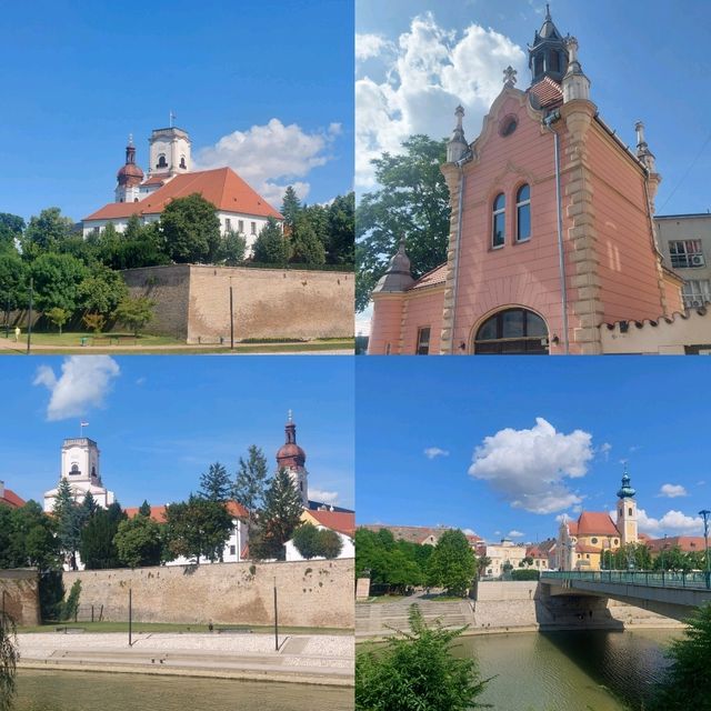 The churches are very nice in Győr, Hungary