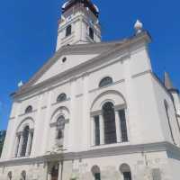 The churches are very nice in Győr, Hungary