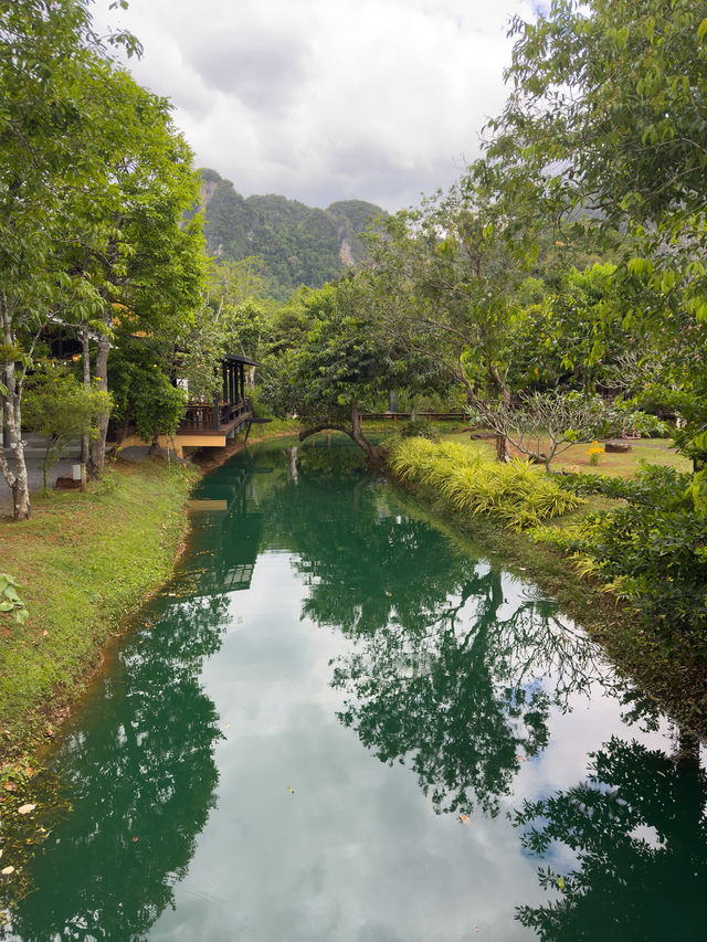 Peaceful spot with beautiful river to swim