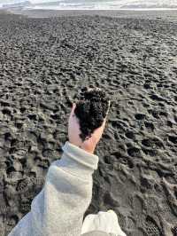 Black sand beach 