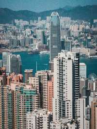 Hong Kong from ABOVE😍 BEST city view! 