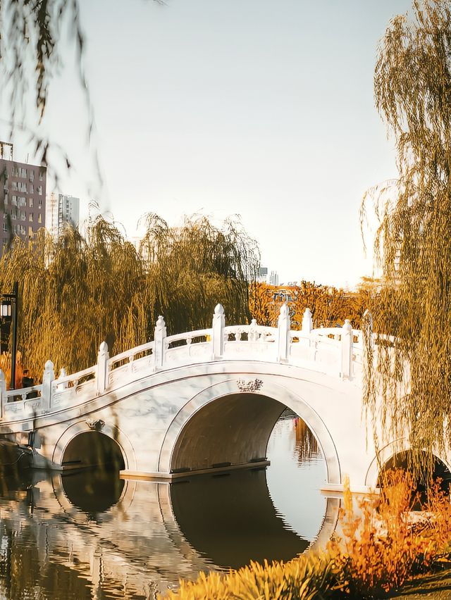 太原的地標雙塔凌霄所在地雙塔公園