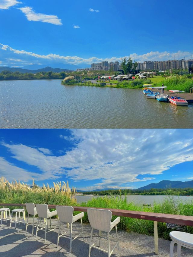 宮騎駿的風景般真的太美了，西昌-星月湖公園