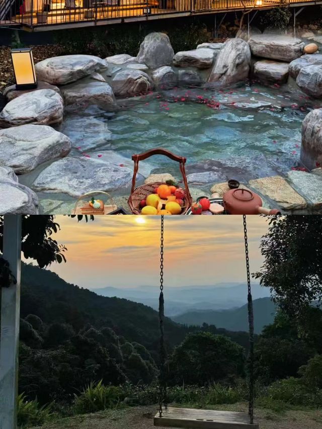 清遠版莫干山！藏在茶山的溫泉民宿