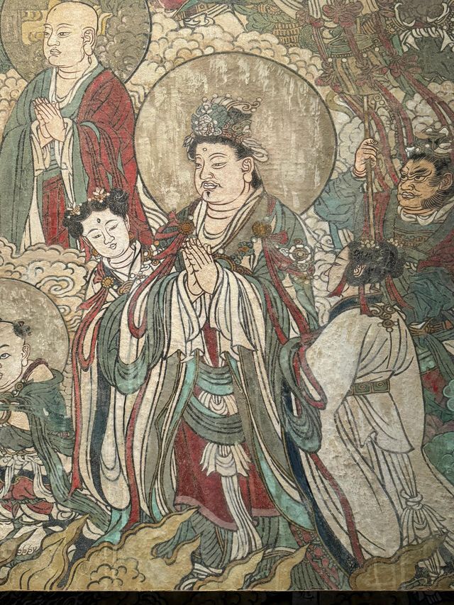 運城青龍寺|消失的儴佉王剃度圖