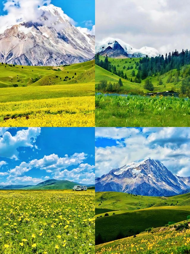 格聂神山下的絕美草原川西格聂南線穿越之旅攻略！