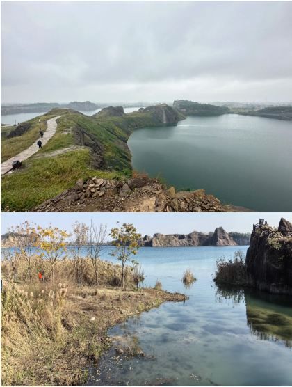 海鹽神仙湖~礦坑造就的翡翠池子