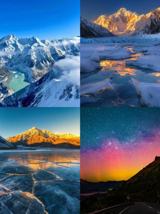 "New Zealand: A Dreamland of Glaciers and Fjords" 