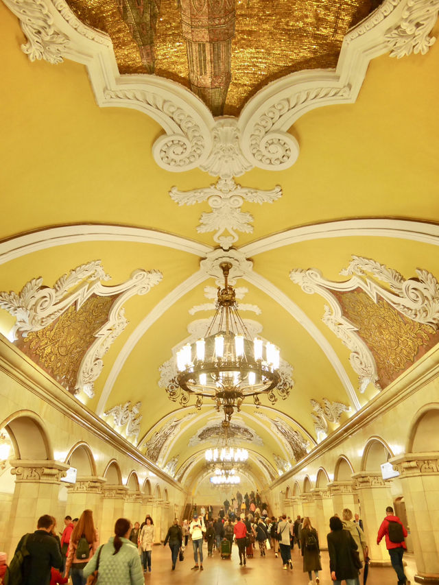 🇷🇺莫斯科地鐵｜簡直媲美美術館！