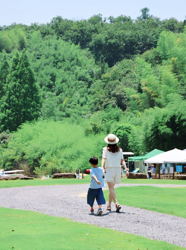 暑假第一站，和旅遊夥伴去象月湖吸氧啦！