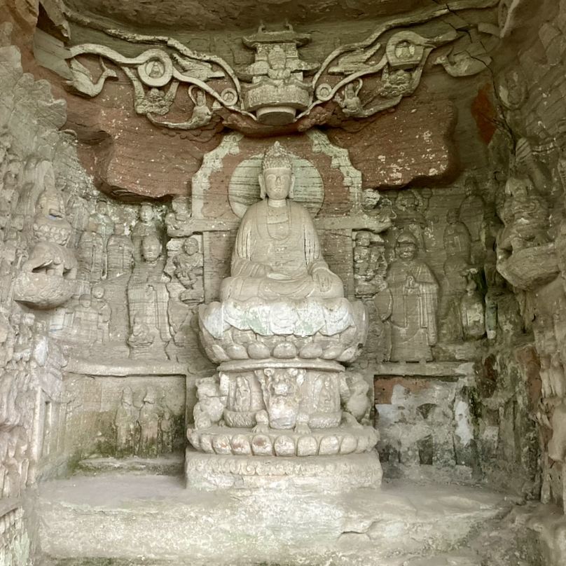 中国 重慶】世界遺産🌏大足石刻のもう一つのハイライト、北山石刻