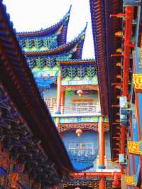 深圳這個三角梅盛開的海邊古寺，意境太美！