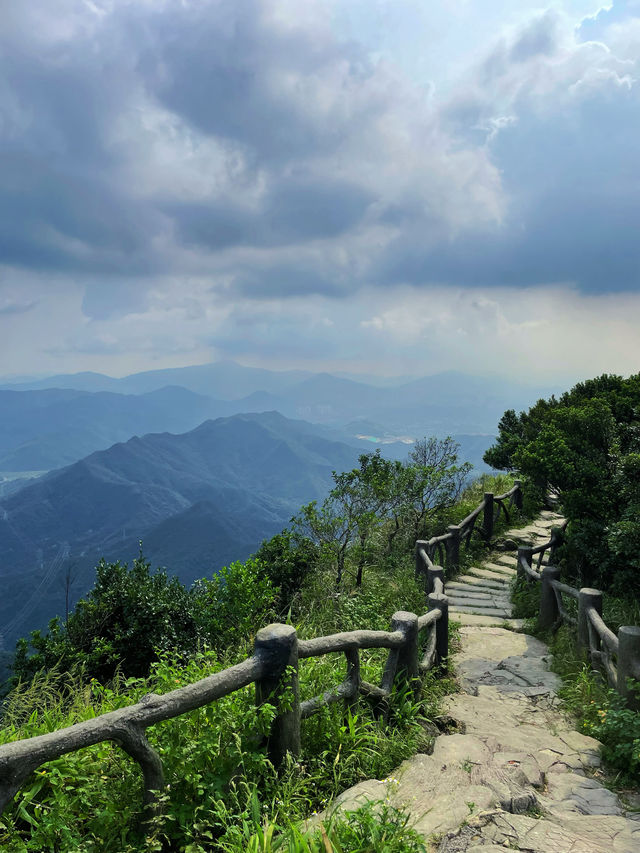 梧桐山最陡路線腿軟警告 梧桐山最陡路線腿軟警告