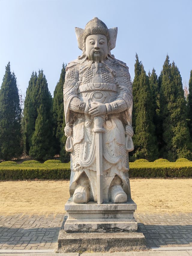 明祖陵神道石刻及陵冢玄宮