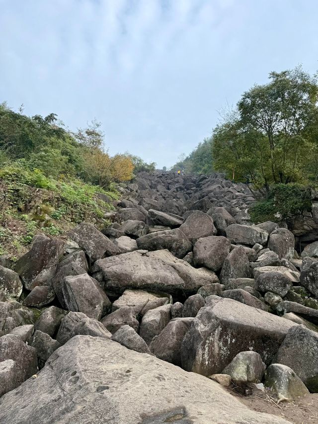 上海周邊賞秋天花板覆卮山徒步攻略｜石浪梯田美到窒息！