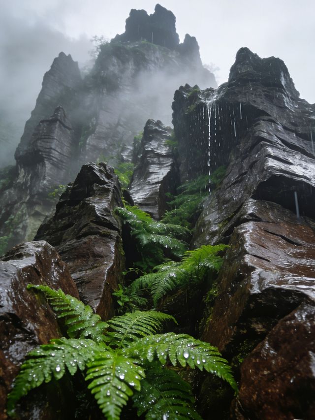 雨_石林華鎰山_四川廣安 雨_石林華鎰山_四川廣安