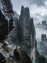 雨_石林華鎰山_四川廣安