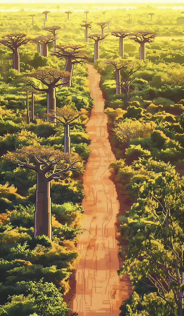 遇見800歲巨樹馬達加斯加猴麵包樹大道攻略《像素版》 遇見800歲巨樹馬達加斯加猴麵包樹大道攻略《像素版》