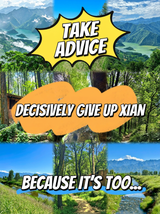 Take the advice and give up on downtown Xi’an—Qinling Mountains are much cooler