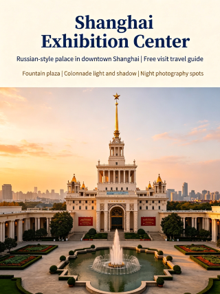 Shanghai exhibition center | magical city center Russian palace free check-in film and TV drama shooting location