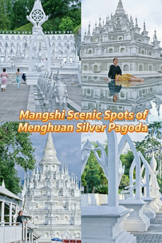 Pretend you're in Thailand: Mangshi Silver Pagoda satisfies your photo cravings | Mangshi travel guide