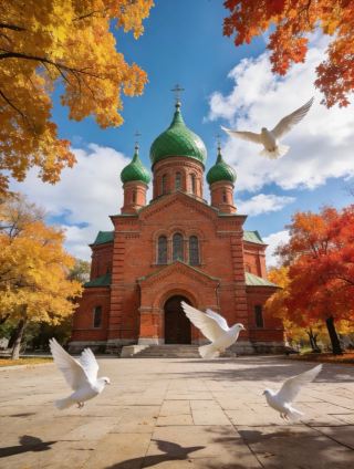 Take an autumn stroll in Harbin | stay at Wanda Realm Harbin West Station Meilun Hotel and discover the city's gentle fall