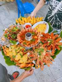 Fresh and mouthwatering Seafood Platter@Perak