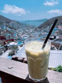 【韓國釜山】 우인 ☕️飽覽甘川洞文化川嘅cafe 