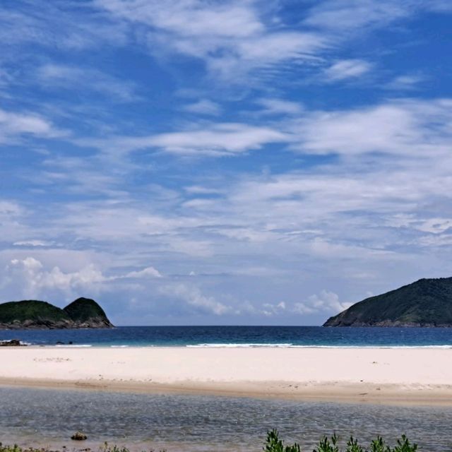 📸西貢鹹田灣💕美麗沙灘✨️清澈海水🏞享受大自然🌄