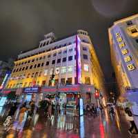 南京路步行街的日與夜