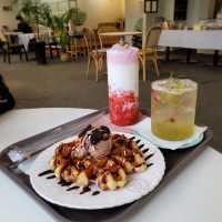 목포 와플 맛집 크림잉