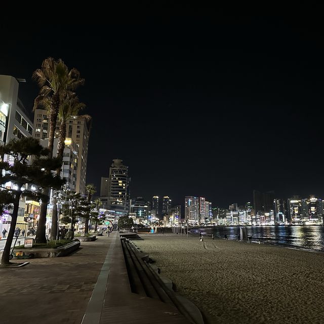 廣安里海灘的燦爛煙火🎆