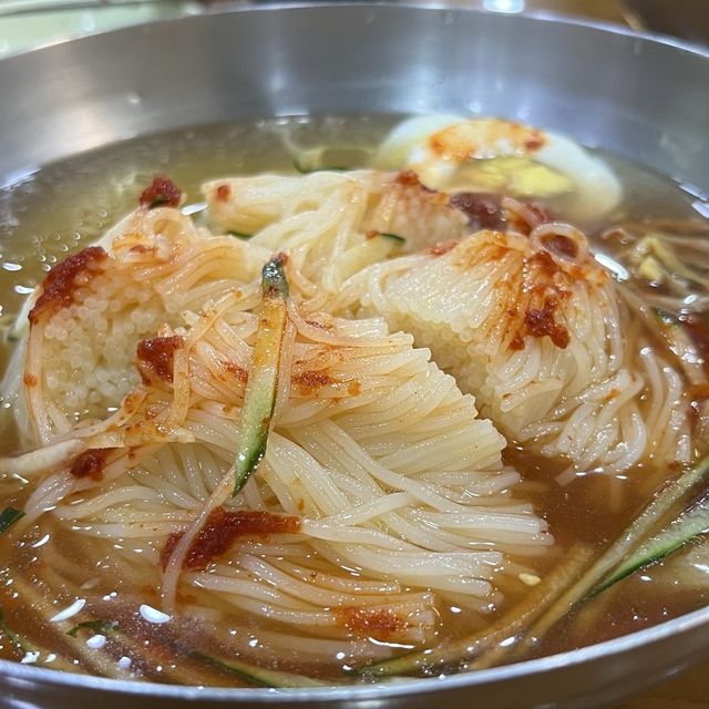 【韓国釜山・南浦洞】釜山名物ミルミョンの人気店「ハルメ伽耶ミルミョン」