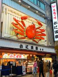 【大阪観光】見るだけで楽しい道頓堀の巨大看板✨
