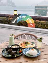 「中環碼頭-泰式美食，維港夕陽」