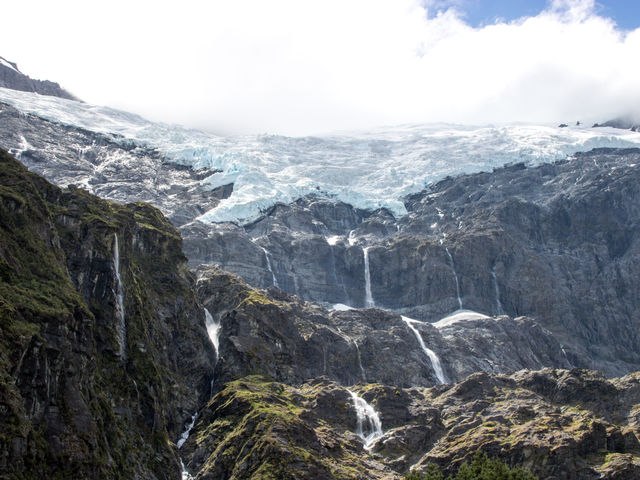 Waterfalls, Cliffs & Glaciers in 1 scene?!