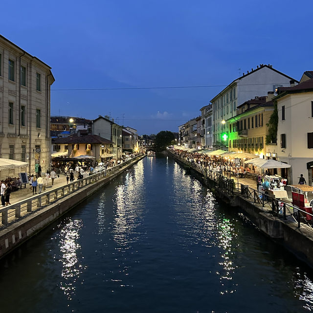 Lively atmosphere in Naviglio Grande