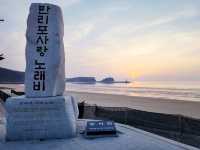 One of the cleanest beaches in Korea