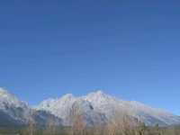 A stunning view of the Jade Dragon Mountain from Blue Moon Valley