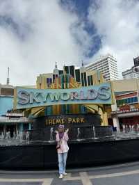 reliving childhood memories at a theme park in the sky!