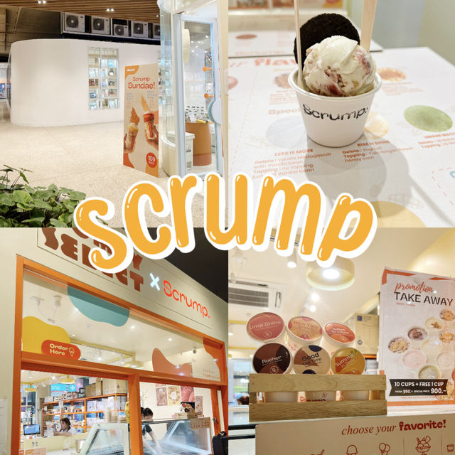 Scrump ไอศครีมโฮมเมด เข้มข้นเหมือนกินขนม