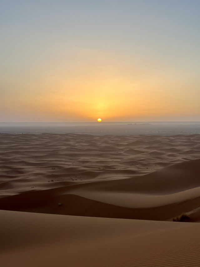 ✨ Sunrise Magic in Merzouga Desert ✨