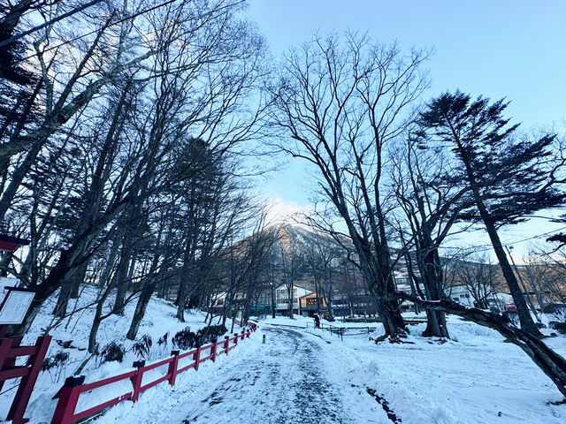冰雪覆蓋下的日光市景與華嚴瀑布的藍冰之美