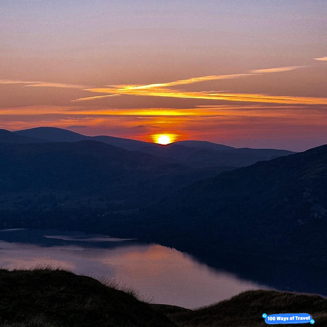 Breathtaking Lake District Sunset