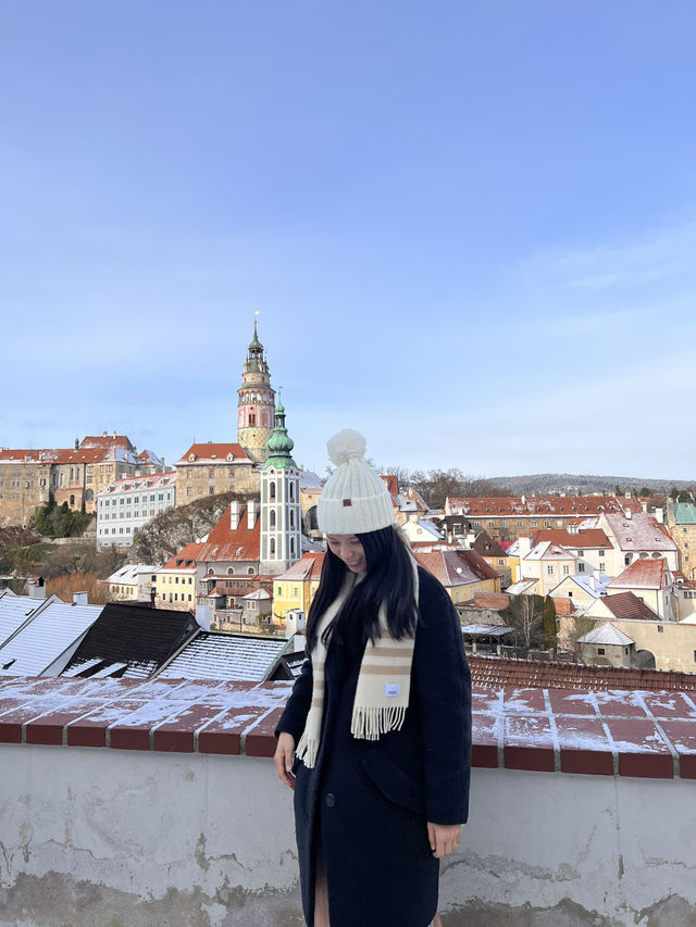 潔白的庫倫洛夫Český Krumlov