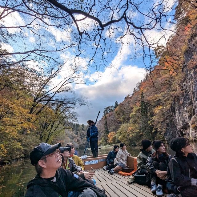 日本百景「猊鼻溪」乘舟遊船，體驗不同的東北風情