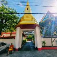 泰國曼谷湄南河畔皇家古跡寺廟景點:Wat Wiset Kan，適合拍照📸打卡